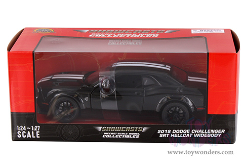 Showcasts® Collectibles - Dodge Challenger SRT Hellcat Widebody Hard Top (2018, 1/24 scale diecast model car, Black) 71350BK MAP: $22.99