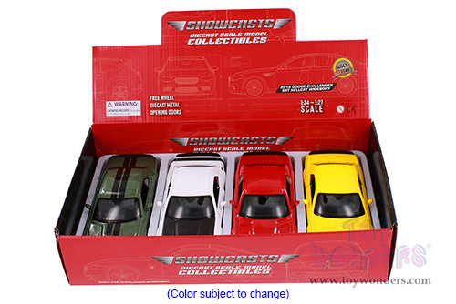 Showcasts® Collectibles - Dodge Challenger SRT Hellcat Widebody Hardtop (2018, 1/24 scale diecast model car, Asstd.) 71350D MAP: $19.99