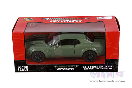 Showcasts® Collectibles - Dodge Challenger SRT Hellcat Widebody Hard Top (2018, 1/24 scale diecast model car, Green) 71350GN MAP: $22.99