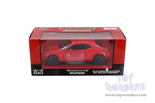 Showcasts® Collectibles - Dodge Challenger SRT Hellcat Widebody Hard Top (2018, 1/24 scale diecast model car, Tor Red) 71350TR MAP: $22.99
