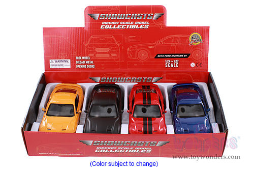 Showcasts® Collectibles - Ford Mustang GT Hardtop (2018, 1/24 scale diecast model car, Asstd.) 71352D MAP: $19.99