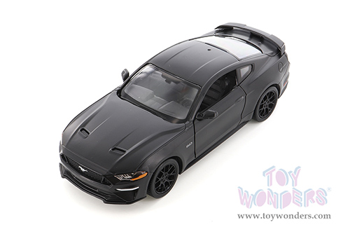Showcasts® Collectibles - Ford Mustang GT Hardtop (2018, 1/24 scale diecast model car, Matte Black) 71352MBK MAP: $22.99