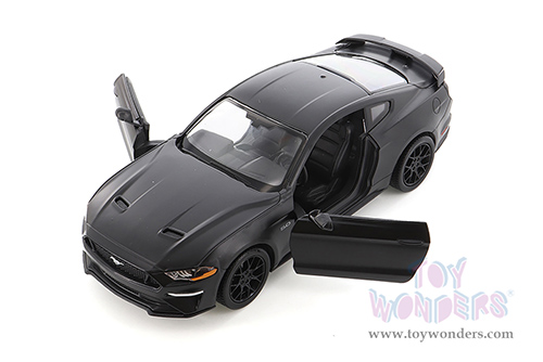 Showcasts® Collectibles - Ford Mustang GT Hardtop (2018, 1/24 scale diecast model car, Matte Black) 71352MBK MAP: $22.99