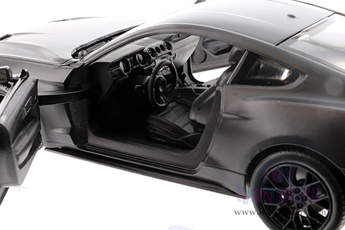 Showcasts® Collectibles - Ford Mustang GT Hardtop (2018, 1/24 scale diecast model car, Matte Black) 71352MBK MAP: $22.99