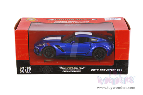 Showcasts® Collectibles - Chevrolet® Corvette® ZR1 Hardtop (2019, 1/24 scale diecast model car, Blue) 71356BU MAP: $22.99