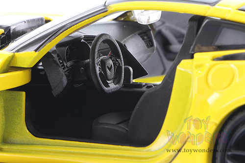 Showcasts® Collectibles - Chevrolet® Corvette® ZR1 Hardtop (2019, 1/24 scale diecast model car, Yellow) 71356YL MAP: $22.99