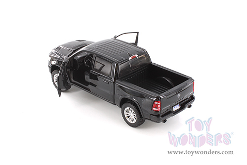 Showcasts® Collectibles - Dodge Ram 1500 Crew Cab Laramie Pickup Truck (2019, 1/27 scale diecast model car, Black) 71357D MAP: $19.99