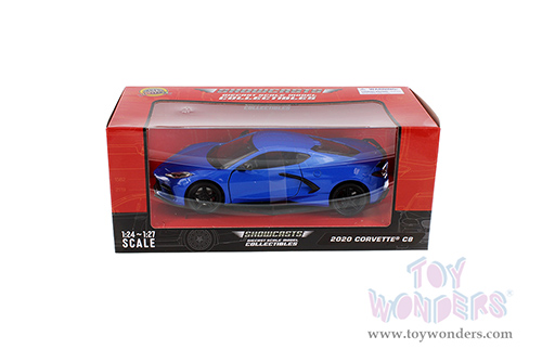 Showcasts®  Collectibles - Chevrolet® Corvette® C8 Stingray Hardtop (2020, 1/24 scale diecast model car, Blue) 71360BU MAP: $22.99