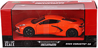 Showcasts® Collectibles - Chevrolet® Corvette® C8 Stingray Hardtop (2020, 1/24 scale diecast model car, Orange) 71360OR MAP: $22.99