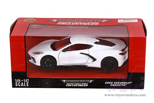 Showcasts®  Collectibles - Chevrolet® Corvette® C8 Stingray Hardtop (2020, 1/24 scale diecast model car, White) 71360WT MAP: $22.99