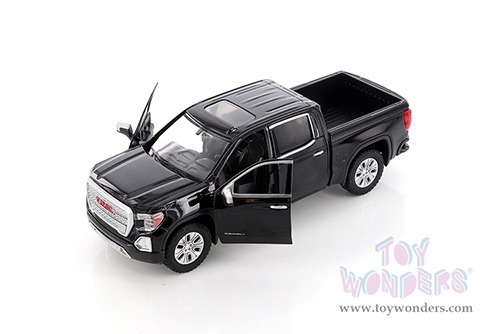 Showcasts® Collectibles - GMC® Sierra 1500 Denali Crew Cab Pickup Truck (2019, 1/27 scale diecast model car, Black) 71362BK MAP: $22.99