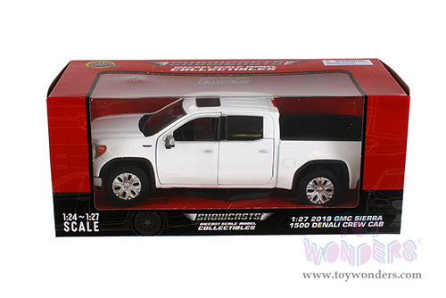 Showcasts® Collectibles - GMC® Sierra 1500 Denali Crew Cab Pickup Truck (2019, 1/27 scale diecast model car, White) 71362WH MAP: $22.99