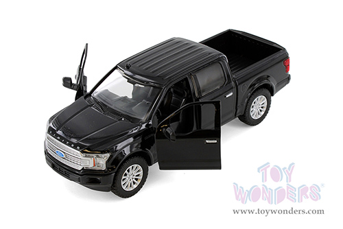 Showcasts® Collectibles - Ford F-150 Lariat Crew Cab Pickup Truck (2019, 1/27 scale diecast model car, Black) 71363BK MAP: $22.99