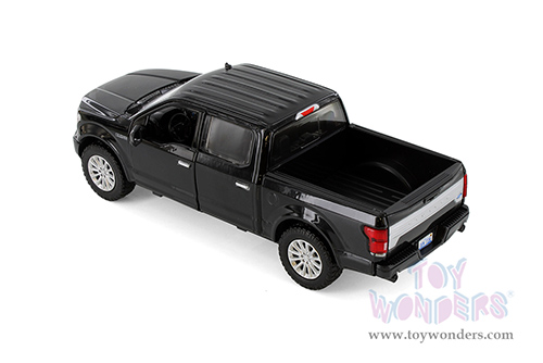 Showcasts® Collectibles - Ford F-150 Lariat Crew Cab Pickup Truck (2019, 1/27 scale diecast model car, Black) 71363BK MAP: $22.99