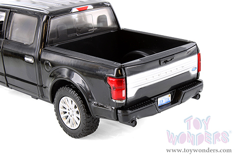 Showcasts® Collectibles - Ford F-150 Lariat Crew Cab Pickup Truck (2019, 1/27 scale diecast model car, Black) 71363BK MAP: $22.99