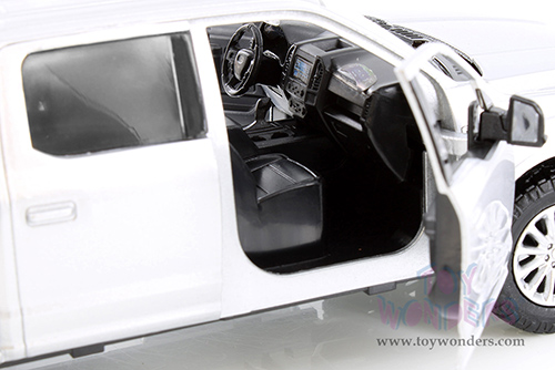 Showcasts® Collectibles - Ford F-150 Lariat Crew Cab Pickup Truck (2019, 1/27 scale diecast model car, White) 71363WH MAP: $22.99