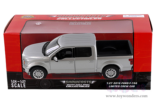 Showcasts® Collectibles - Ford F-150 Limited Crew Cab Pickup Truck (2019, 1/27 scale diecast model car, Silver) 71364SV MAP: $22.99