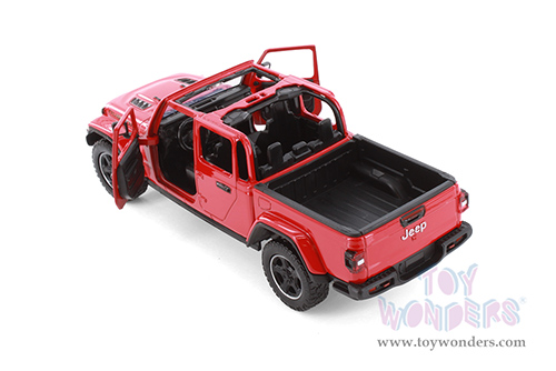 Showcasts® Collectibles - Jeep® Gladiator Pickup Truck Assortment (2021, 1/27 scale diecast model car, Red) 71365/7D MAP: $19.99