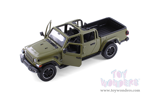 Showcasts® Collectibles - Jeep® Gladiator Overland Pickup Truck (2021, 1/27 scale diecast model car, Asstd.) 71367D MAP: $19.99
