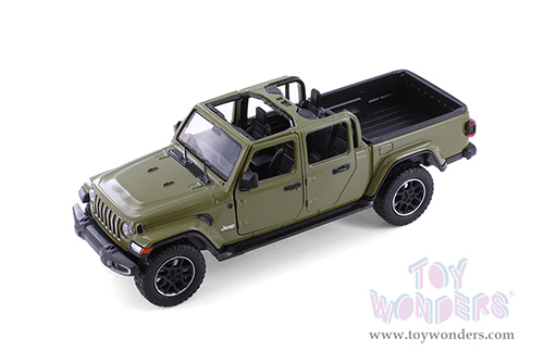 Showcasts® Collectibles - Jeep® Gladiator Overland Pickup Truck (2021, 1/27 scale diecast model car, Asstd.) 71367D MAP: $19.99