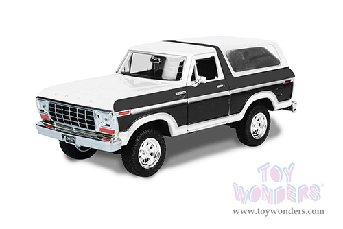 Showcasts® Collectibles - Ford Bronco (1978, 1/24 scale diecast model car, Black/White) 71373WBK MAP: $22.99