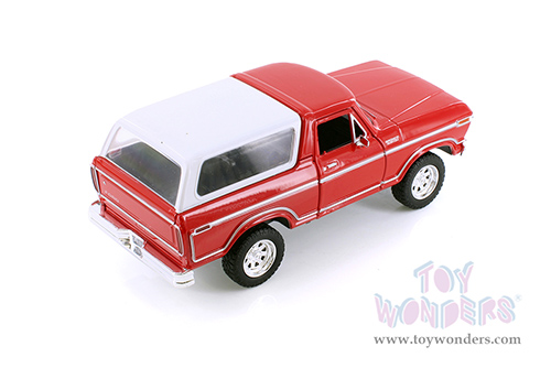 Showcasts® Collectibles - Ford Bronco (1978, 1/24 scale diecast model car, Red/White Camper) 71373WR MAP: $22.99