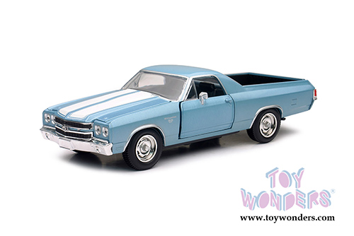 New Ray - Muscle Car Collection Chevrolet&reg; El Camino SS Hardtop (1970, 1/25 scale diecast model car, Blue) 71883B