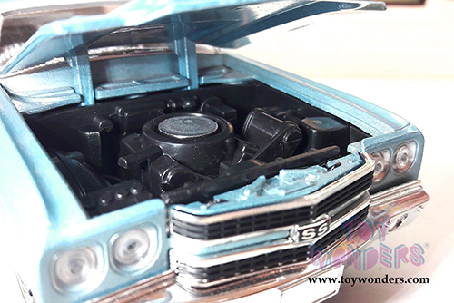 New Ray - Muscle Car Collection Chevrolet&reg; El Camino SS Hardtop (1970, 1/25 scale diecast model car, Blue) 71883B