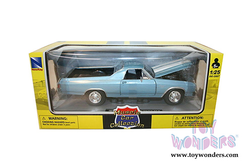 New Ray - Muscle Car Collection Chevrolet&reg; El Camino SS Hardtop (1970, 1/25 scale diecast model car, Blue) 71883B