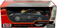 Motormax - Porsche 911 (1:18, Black) 73101BK Motor Max Porsche diecast supplier