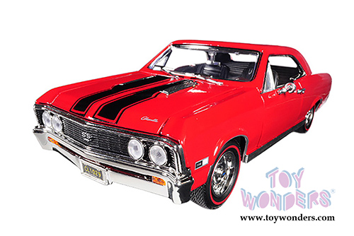 Motormax Timeless Classics -  Chevy Chevelle&reg; SS 396 Hard Top (1967, 1/18 scale diecast model car, Red) 73104TC/R
