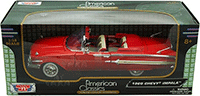Motormax - Chevy Impala Convertible (1960, 1:18, Red) 73110R Motor Max 1/18 scale diecast collection model cars