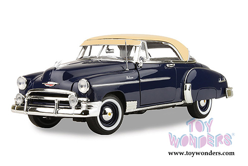 Motormax Timeless Classics -  Chevy Bel Air&reg; Hardtop (1950, 1/18 scale diecast model car, Blue) 73111TC/BU