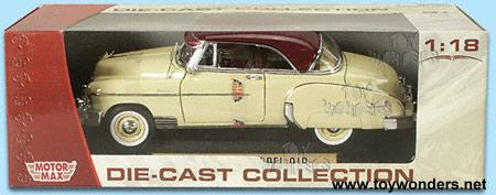 Motormax - Chevy Bel Air (1950, 1:18, Yellow)