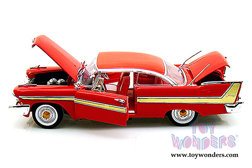 Motormax Timeless Classics -  Plymouth Fury Hard Top (1958, 1/18 scale diecast model car, Red) 73115TC/R
