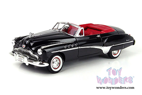 Motormax Timeless Classics - Buick&reg; Roadmaster&trade; Convertible (1949, 1/18 scale diecast model car, Black) 73116TC/BK