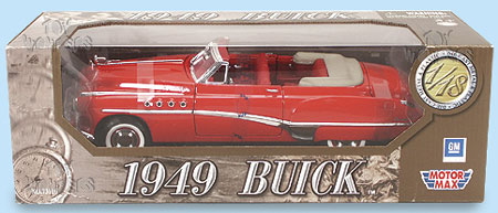Motormax - Buick Convertible (1949, 1:18, Red) 73116