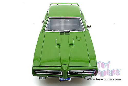 Motormax Timeless Classics - Pontiac GTO Judge Hardtop (1969, 1/18 scale diecast model car, Green) 73133TC/GN