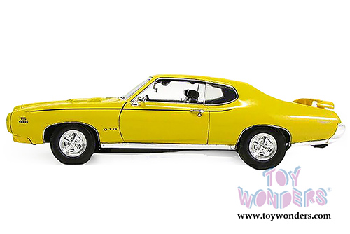 Motormax Timeless Classics - Pontiac GTO Judge Hard Top (1969, 1/18 scale diecast model car, Yellow) 73133TC/YL