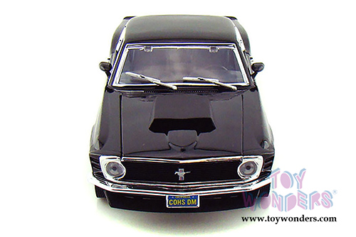 Motormax Timeless Classics - Ford Mustang Boss 429 Hardtop (1970, 1/18 scale diecast model car, Black) 73154TC/BK