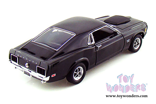 Motormax Timeless Classics - Ford Mustang Boss 429 Hardtop (1970, 1/18 scale diecast model car, Black) 73154TC/BK