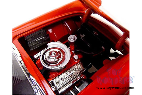 Motormax Timeless Classics -  Ford Thunderbird Convertible (1956, 1/18 scale diecast model car, Red) 73173TC/R