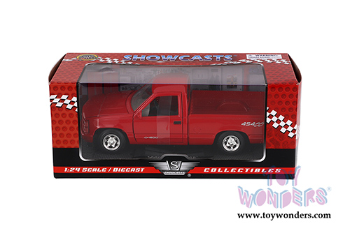 Showcasts Collectibles - Chevrolet&reg; 454 SS Pickup Truck (1992, 1/24 scale diecast model car, Red) 73203AC/R