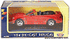 Show product details for Motormax - Ford Mustang Cobra Convertible (1998, 1:24, Red) 73209R