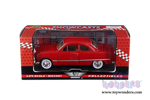 Showcasts Collectibles - Ford Coupe Hardtop (1949, 1/24 scale diecast model car, Red) 73213AC/R