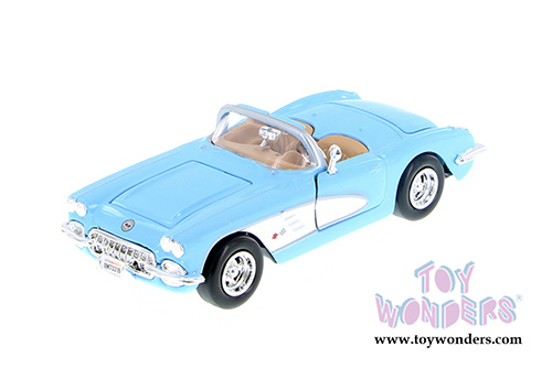 Showcasts Collectibles - Chevy Corvette Convertible (1959, 1/24 scale diecast model car, Asstd.) 73216/16D