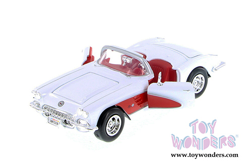 Showcasts Collectibles - Chevy Corvette Convertible (1959, 1/24 scale diecast model car, Asstd.) 73216/16D