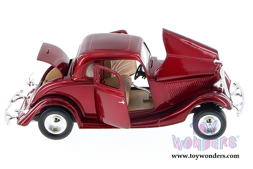 Showcasts Collectibles - Ford Coupe Hardtop (1934, 1/24 scale diecast model car, Asstd.) 73217/16D