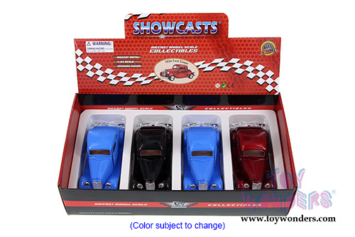 Showcasts Collectibles - Ford Coupe Hardtop (1934, 1/24 scale diecast model car, Asstd.) 73217/16D