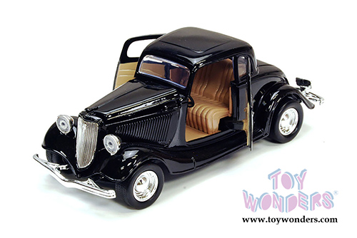 Showcasts Collectibles - Ford Coupe Hardtop (1934, 1/24 scale diecast model car, Black) 73217AC/BK